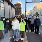 介護福祉学科１年生が地域清掃を行いました