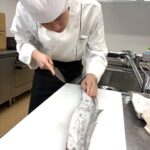 2年生の実習風景（日本料理実習）