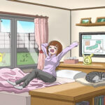 動くイラスト gifアニメーション課題【文字アニメ&1秒アニメ編】